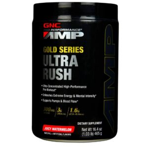 GNC Amp gold ultra rush powder