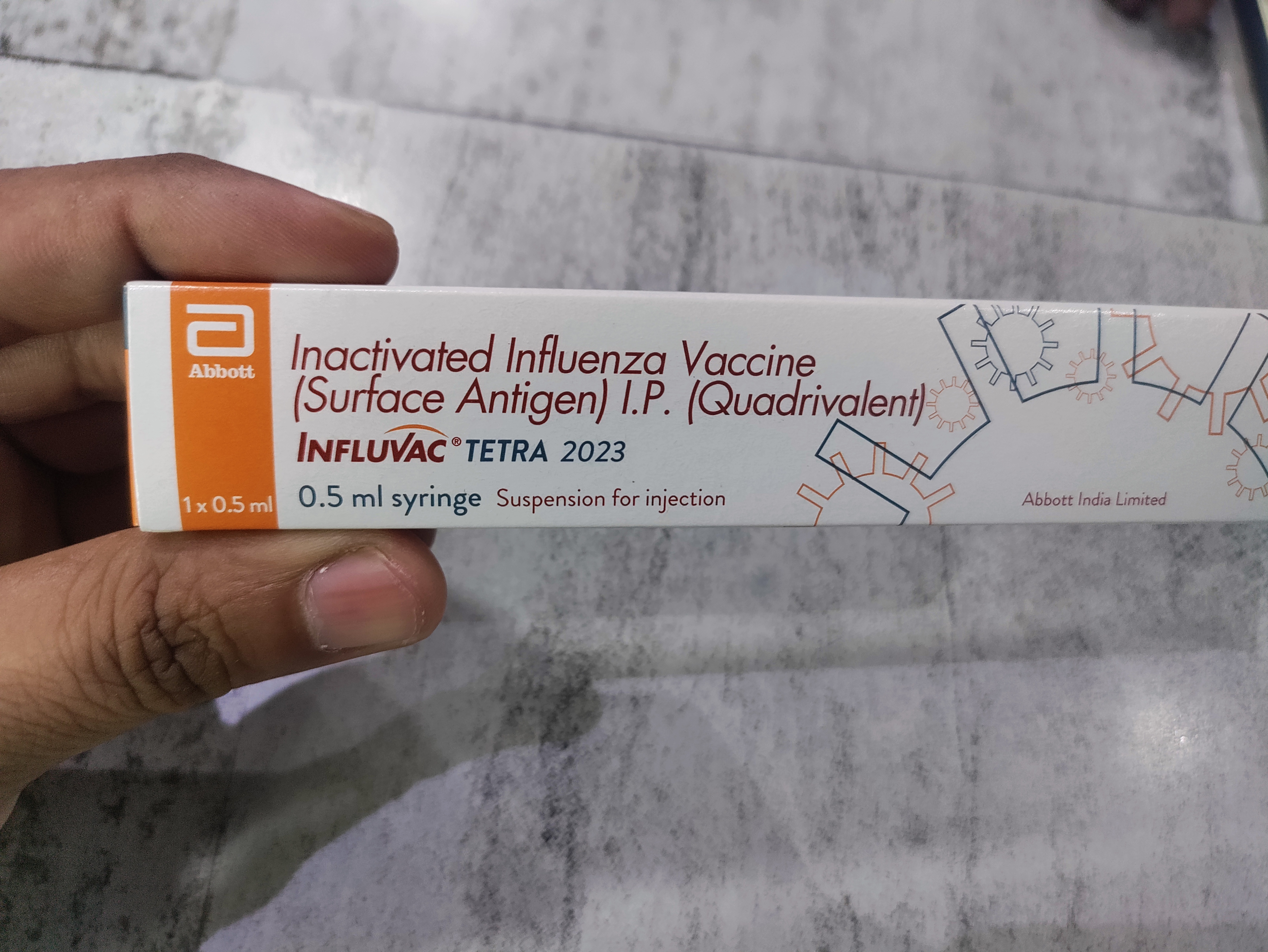 Influenza Vaccine, Influvac Injection