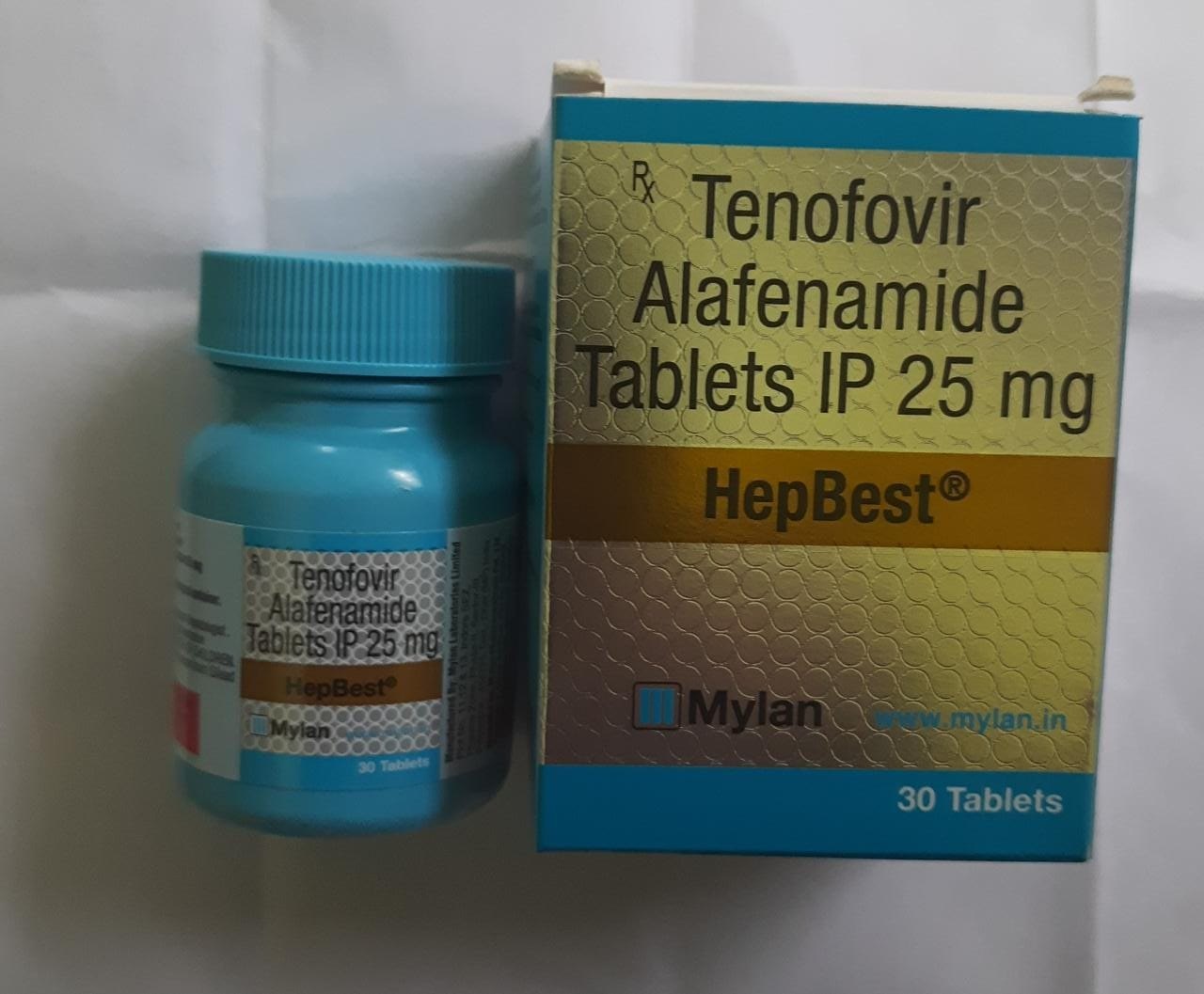 Tenofovir Alafenamide 25 Mg Tablets