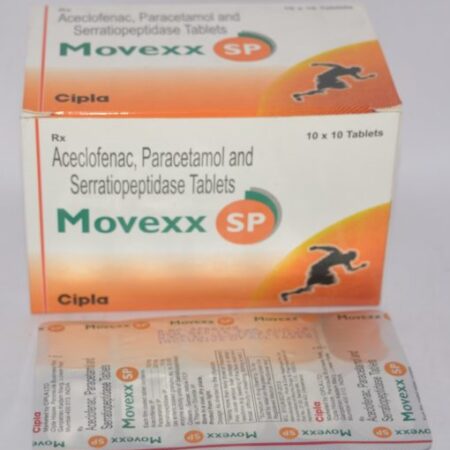 Aceclofenac Paracetamol And Serratiopeptidase Tablets