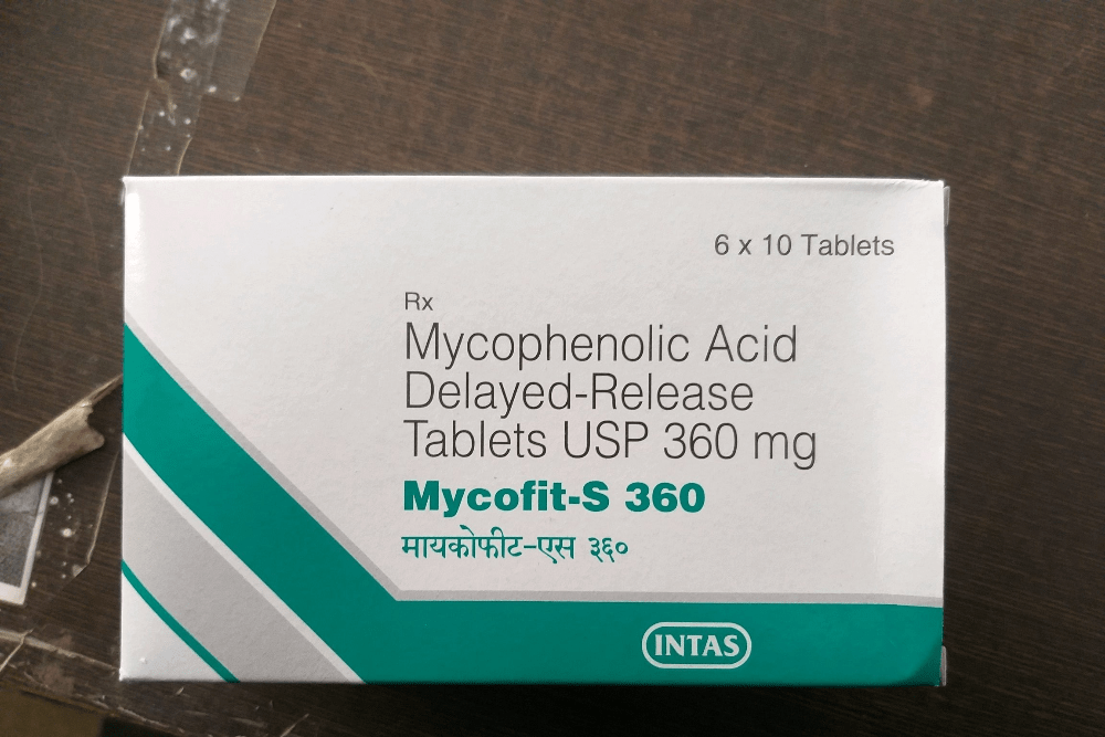 Mycophenolic Acid Delayed Release Tablet 360mg