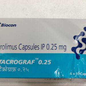 Tacrolimus 0.25MG Capsule