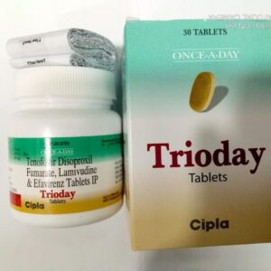 Lamivudine, Tenofovir Disoproxil Fumarate And Efavirenz Tablet