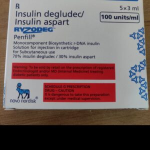 Insulin Degludec Aspart Cartridge