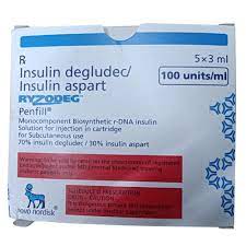 Degludec Insulin Aspart In 3ML Solution