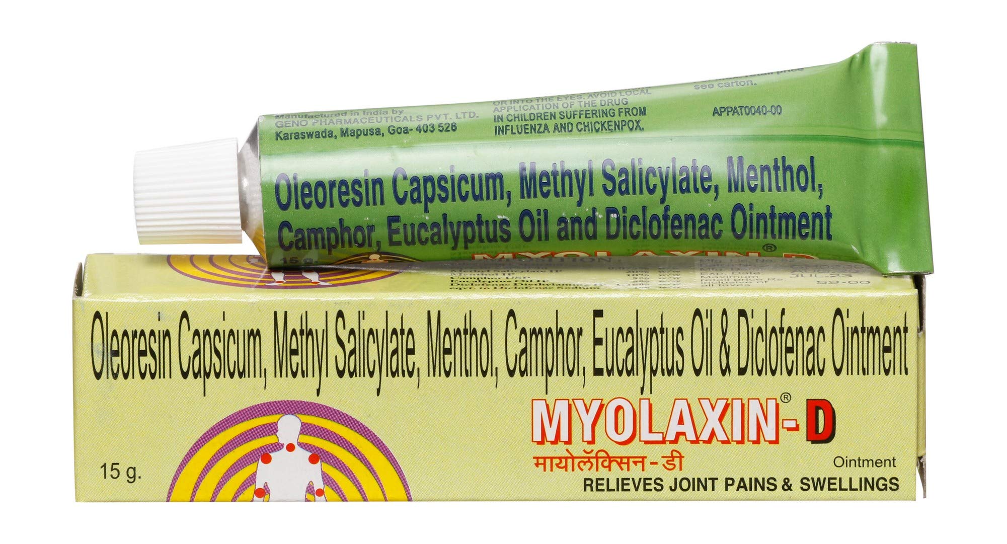 Capsaicin Methyl Salicylate Eucalyptus Oil Diclofenac Sodium Gel