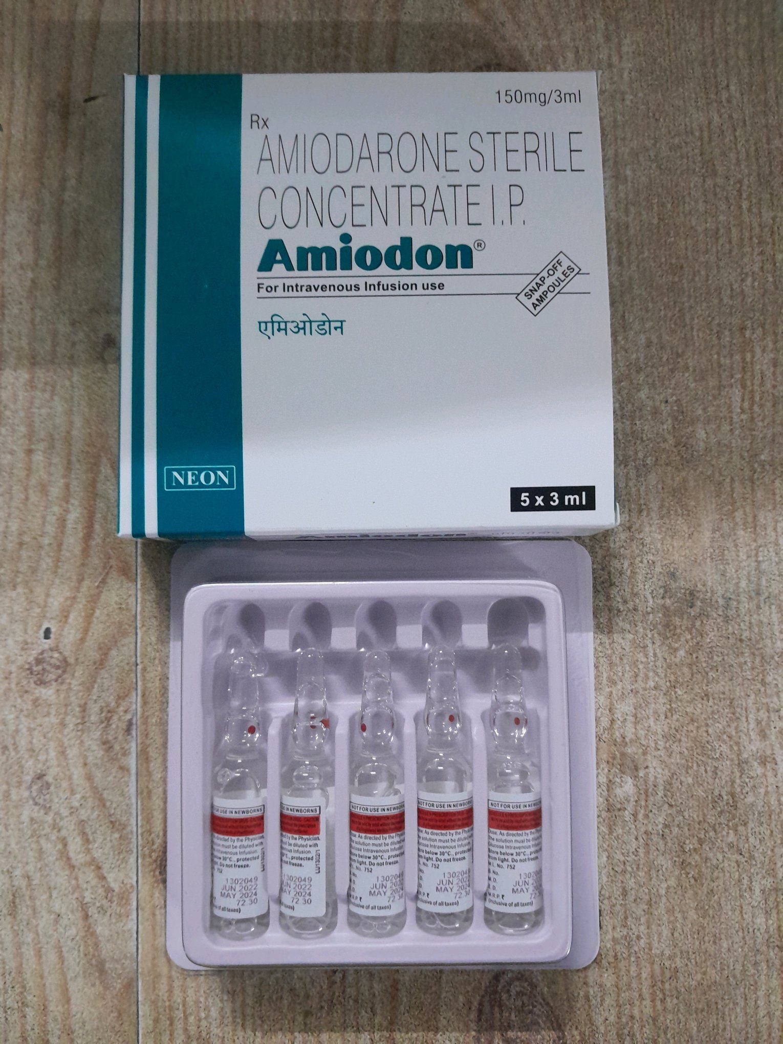 Amiodarone Sterile Concentrate IP Injection