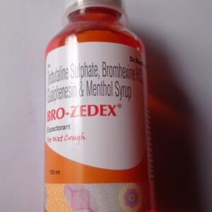 Terbutaline Sulphate  Bromhexine Hcl  Guaiphenesin  Menthol Syrup